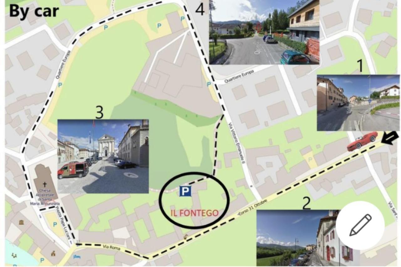 Il Fontego Panzió Mel Kültér fotó